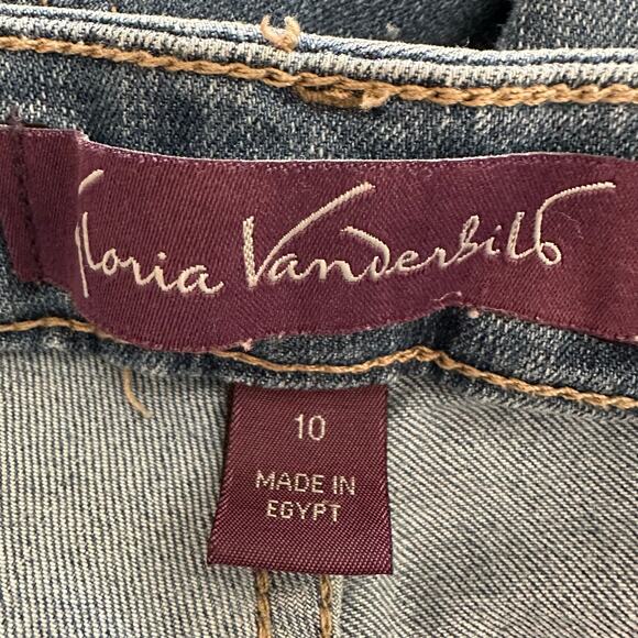 Gloria Vanderbilt Women’s 5 Pocket Design Blue Capri Jeans Size 10 - Picture 5 of 8